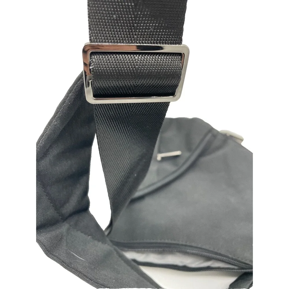 Travel Bag/Purse; Lay Flat Crossbody Bag; Adjustable;Black; ANTI-THEFT Security